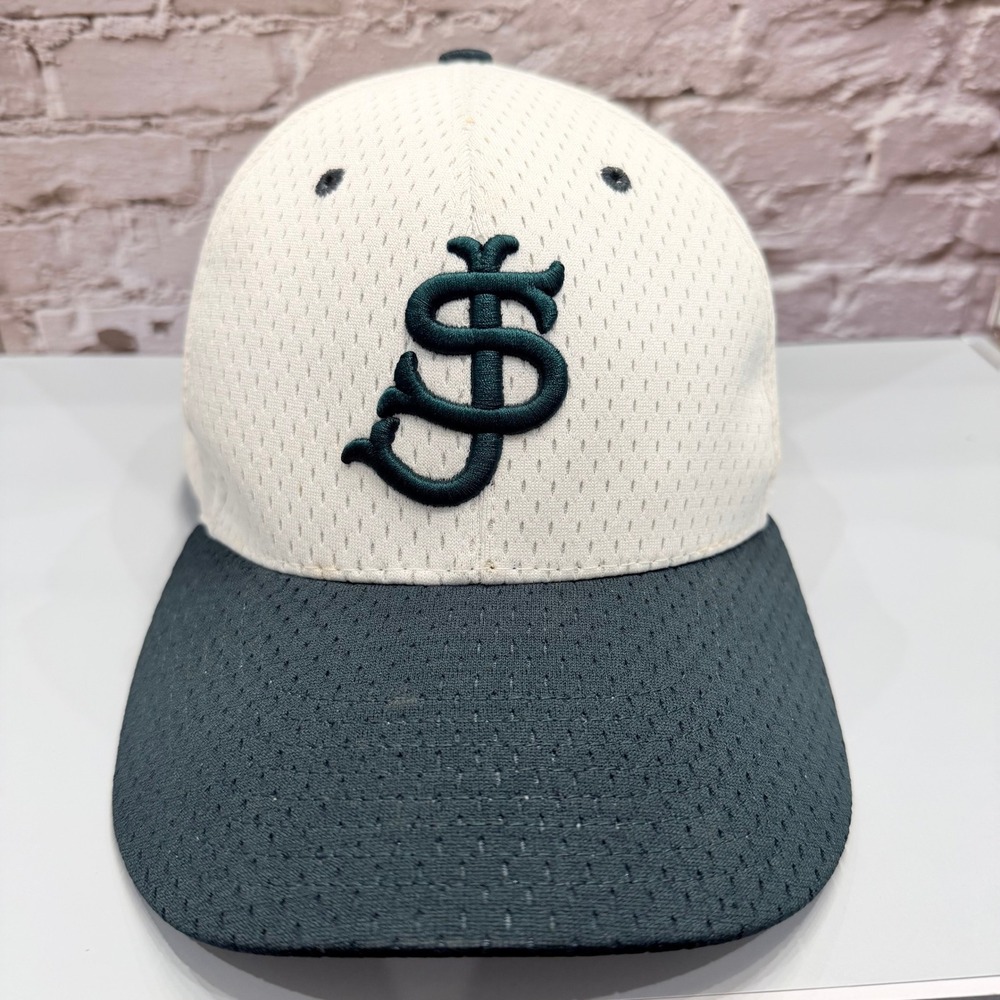 Richardson Baseball Cap Mens Large White Green San Jac Style 412 Snapback Hatβ